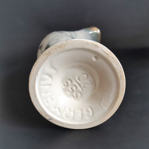 COPY - VTG Pottery MCM Germany Twin Vase Double Neck Keramic Retro Bud Flower V… - Picture 10 of 10